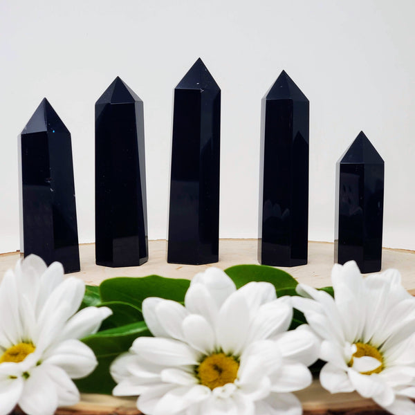 Black Obsidian Point - A Powerful Shield of Protection