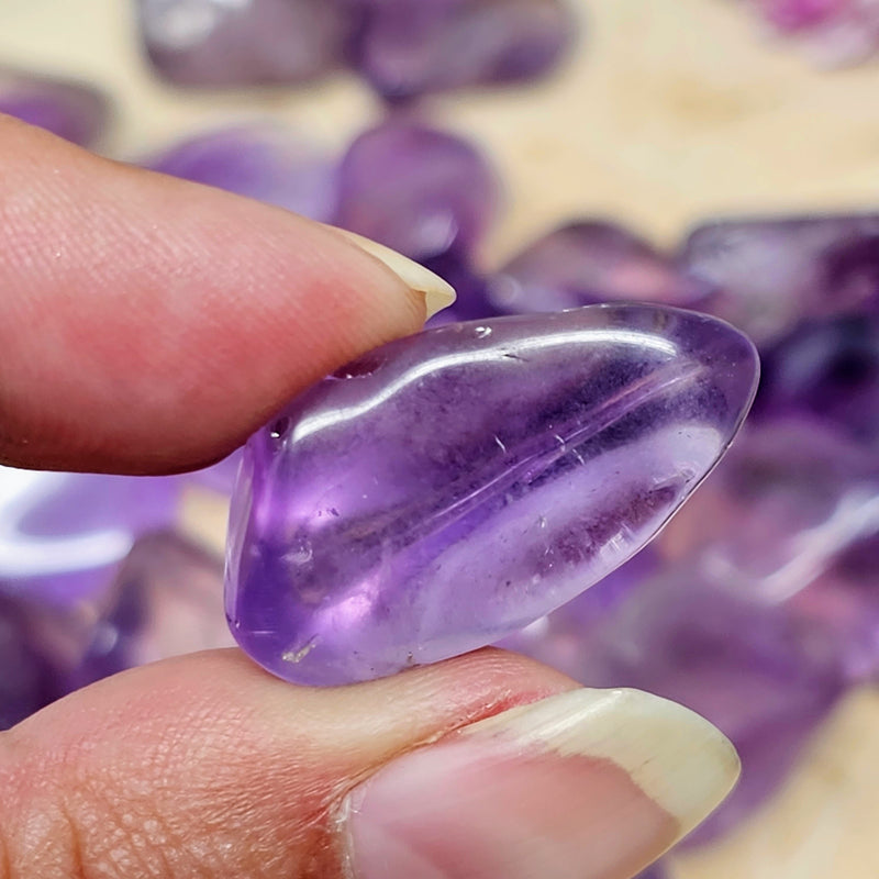 Amethyst Tumbled Stones 💜 Protection, freedom, and transformation