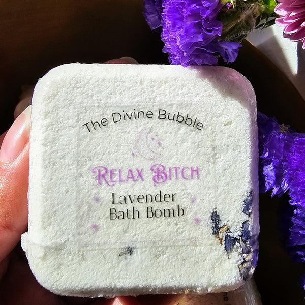 Relax Bitch 🙅‍♀️🛀 Lavender  Bath Bombs