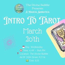 🔮 March 20'th 🔮 Introduction To Tarot - Magical Sabbatical