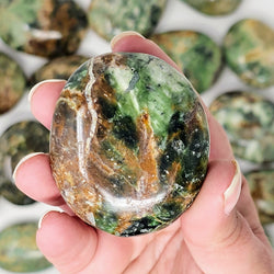 Chrysoprase Palmstones - For Intense Heart Healing