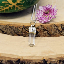 Clear Quartz Necklace - For Magnified Wisdom