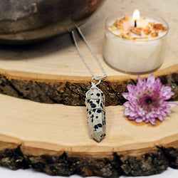 Dalmatian Jasper Necklace - To Own Your Inner Wisdom