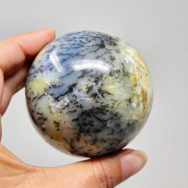 Dendritic Opal Spheres - The Courage & Wisdom To Dig Deep