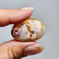 Flower Agate Tumbled Stones - Courage & Loving the Moment
