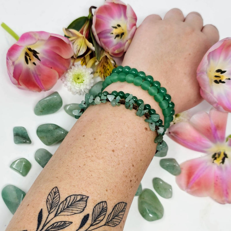 Green Aventurine Bracelets - Good Luck On Your Wrist