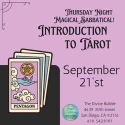 🔮 September 21st 🔮 Introduction To Tarot - Thursday Night Magical Sabbatical