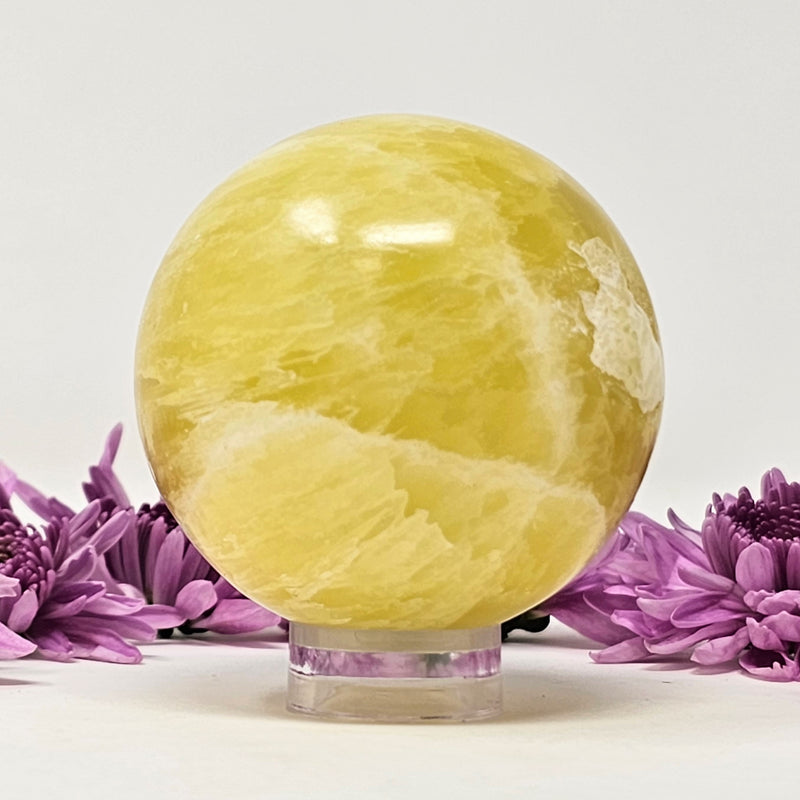 Lemon Calcite Sphere - Essential Healing On Every Level