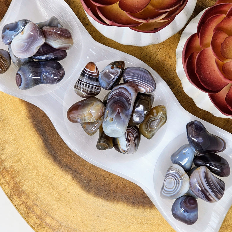 Orca Agate Tumbled Stones - Tune In To Your Flow