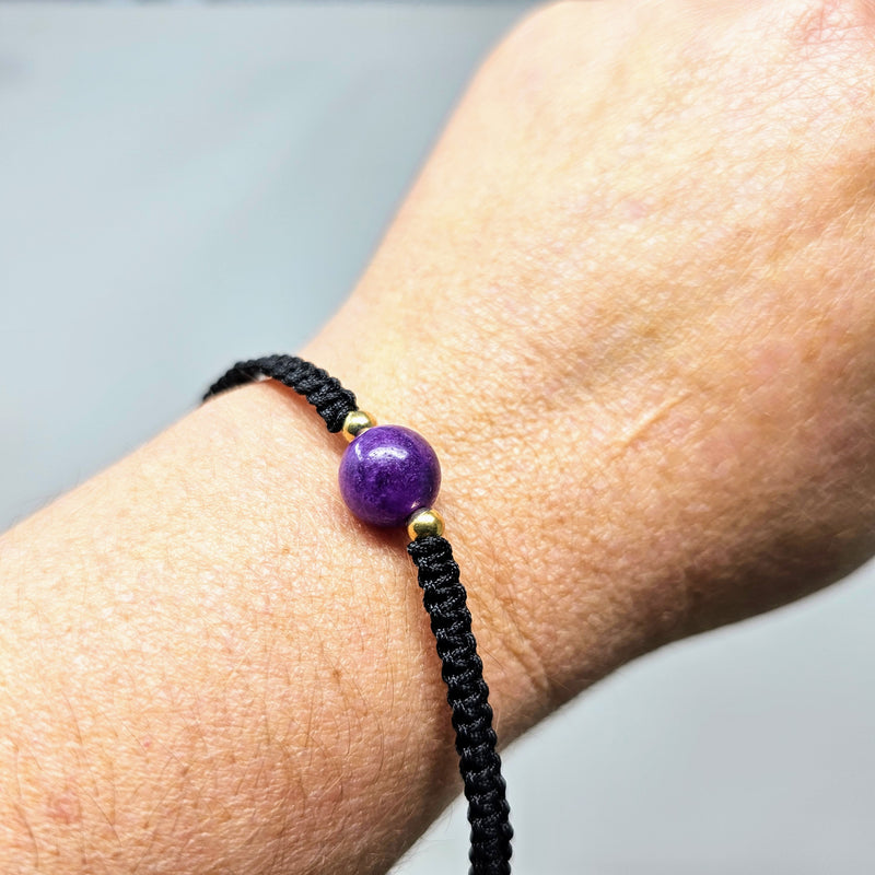 Purple Agate Bracelets - For Peace and Calm One The Go