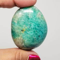 Amazonite Palmstones - When You Feel Overwhelmed