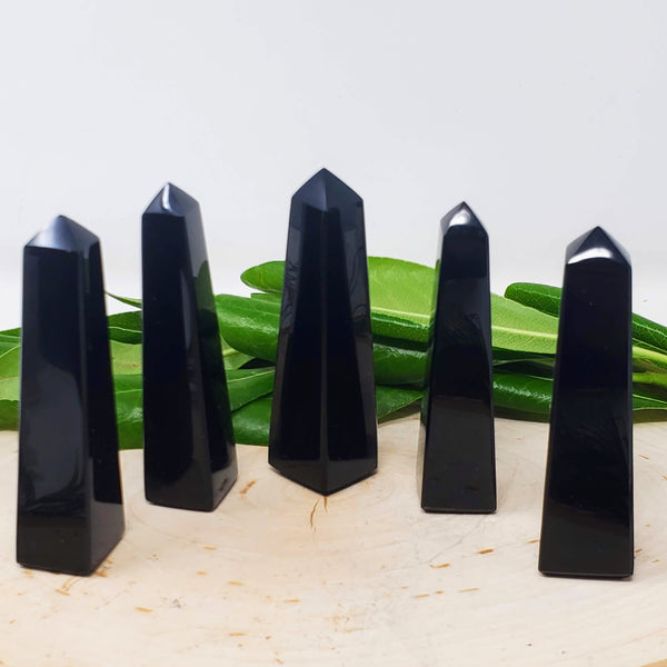 Black Obsidian Tower - For Spiritual Protection and Releasing Past Traumas