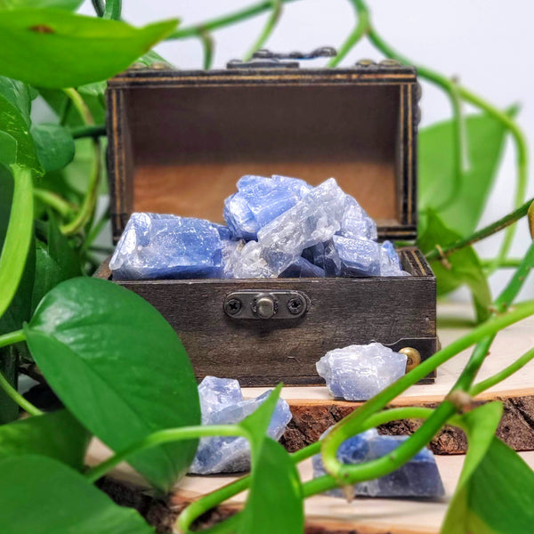 Raw Blue Calcite - Diminish Your Anxiety