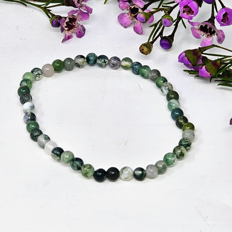 Moss Agate Bracelets - For Powerful Support & Manifesting Dreams