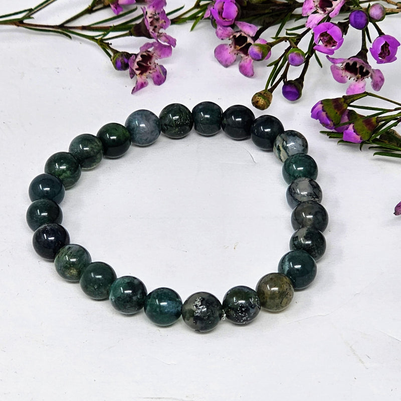 Moss Agate Bracelets - For Powerful Support & Manifesting Dreams