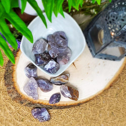 Blue Rose Quartz Tumbled Stones - To Soothe Your Stress