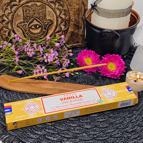 Vanilla Incense Sticks - For Evoking Mindful Insight