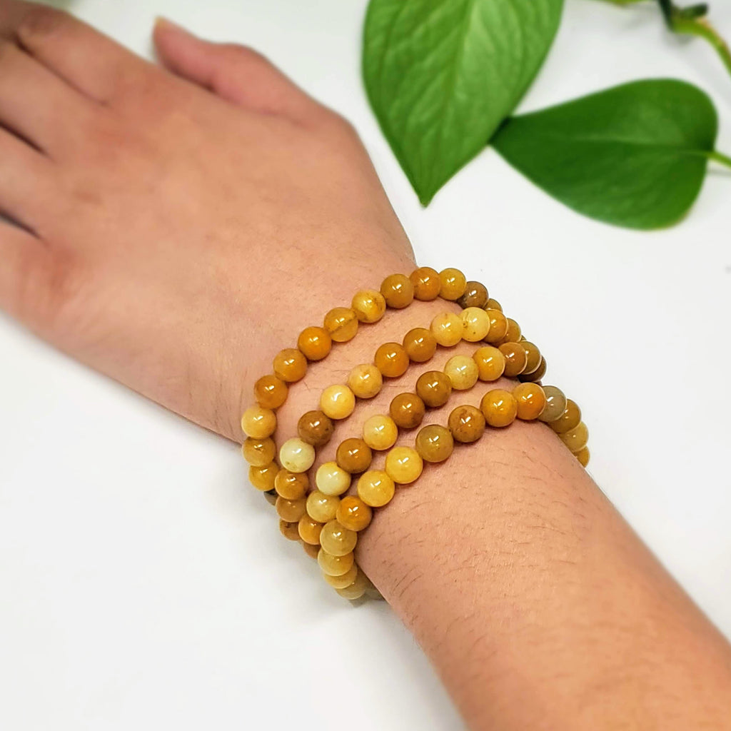 Yellow clearance jasper bracelet