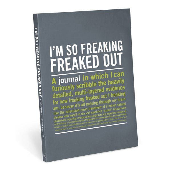 Front of I'm So Freaking Freaked Out Inner-Truth Journal on White Background